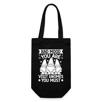 Hommes costumés de gnomes mauvaise humeur Visitez les gnomes Tu dois - Sac à bouteille - noir - Devant