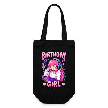 Anime et musique Chibi - Sac à bouteille - noir - Devant