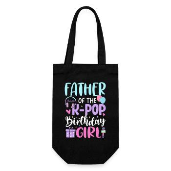 Mère de la fille d’anniversaire de la K-Pop - Sac à bouteille - noir - Devant
