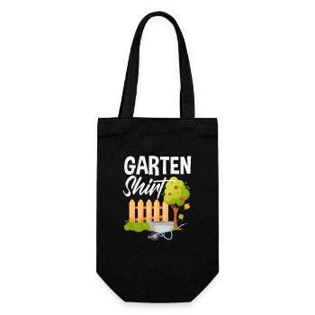 Garten Gärtner Pflanzen - Geschenkbeutel für Flaschen - Schwarz - Vorne