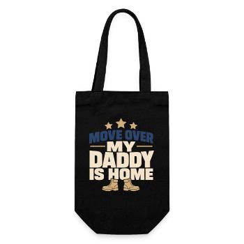 Bienvenue à la maison, Papa Retour militaire - Sac à bouteille - noir - Devant
