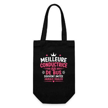 Meilleure Conductrice de Bus - Sac à bouteille - noir - Devant