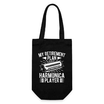 Harmonica Musican Retirement Plan Joueur d’harmonica - Sac à bouteille - noir - Devant
