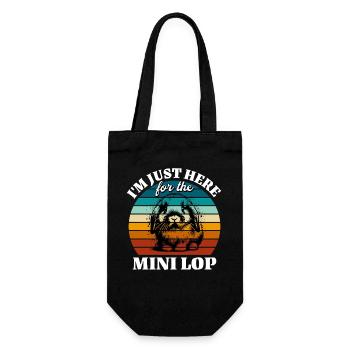 Drôle de petits proverbes de petit bélier lapin - Sac à bouteille - noir - Devant