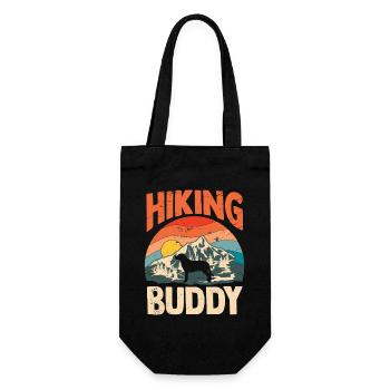 Hiking Mountain Trail Backpacking Outdoors Poaching - Gift Bag for Bottles - black - Front