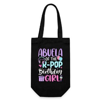 Abuela de la fille d’anniversaire K-Pop - Sac à bouteille - noir - Devant