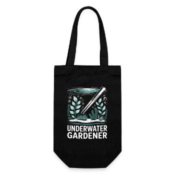 Jardinier sous-marin Rêve d’aquascapisme - Sac à bouteille - noir - Devant