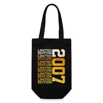 LIMITED EDITION 2007 BIER 19. GEBURTSTAG - Geschenkbeutel für Flaschen - Schwarz - Vorne
