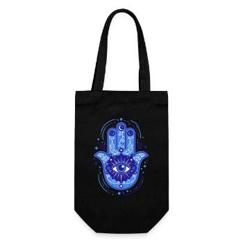 Symbole de la Géométrie Sacrée de la Méditation Spirituale - Sac à bouteille - noir - Devant