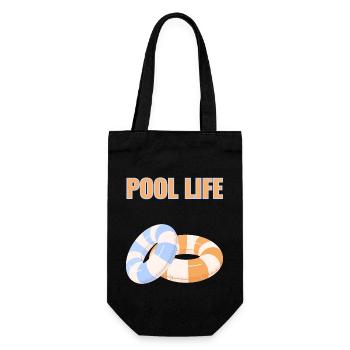 Vie en piscine – Été dans votre piscine préférée - Sac à bouteille - noir - Devant