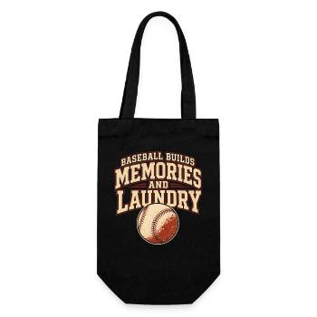 Baseball Mother, Softball Mother, White Pants, - Gift Bag for Bottles - black - Front
