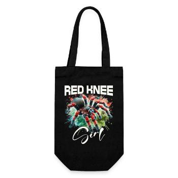 Fille Tarentule aux Genou Rouges - Sac à bouteille - noir - Devant