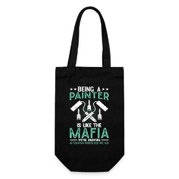 Peintre en bâtiment, créations hilarantes, cadeaux uniques - Sac à bouteille - noir - Devant