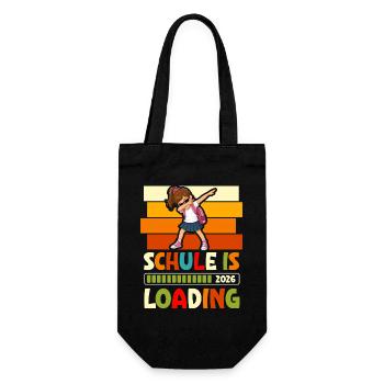 Start of school 2026 School enrollment for young girls daycare center - Gift Bag for Bottles - black - Front