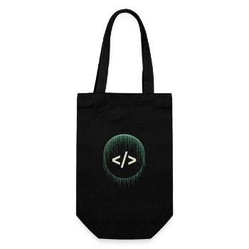 Programmers – Coding Developers & Computer Scientists - Gift Bag for Bottles - black - Front