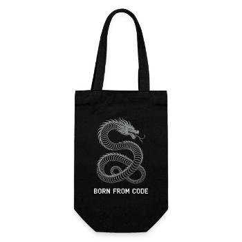 Programmers – Coding Developers & Computer Scientists - Gift Bag for Bottles - black - Front