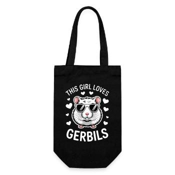 Dictons mongols des rats de course cadeau des gerbilles - Sac à bouteille - noir - Devant