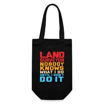 Surveyor - Gift Bag for Bottles - black - Front