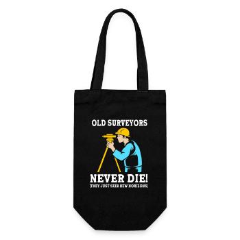 Surveyor - Gift Bag for Bottles - black - Front