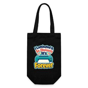 Humour de professeur Je l’ai plastifié donc évidemment c’est pour - Sac à bouteille - noir - Devant
