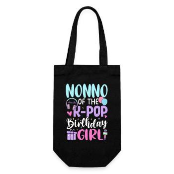 Nonno de La Fille d’anniversaire K-Pop - Sac à bouteille - noir - Devant