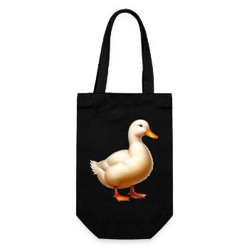 Peking duck - Gift Bag for Bottles - black - Front