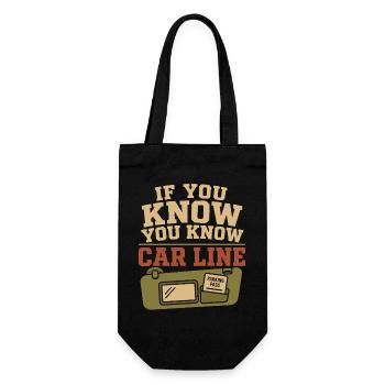 Cadeau de la ligne de pickup de l’école de mode de survie de la ligne de voitures - Sac à bouteille - noir - Devant