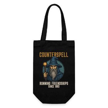Counterspell Running Friendships Since 1993 - Gift Bag for Bottles - black - Front
