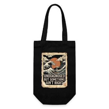 Ce n’est pas diagnostiqué, mais quelque chose ne va pas - Sac à bouteille - noir - Devant