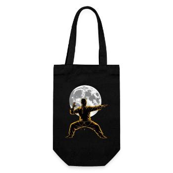 Tai Chi Zen Meditation – Chi Qigong Training - Gift Bag for Bottles - black - Front