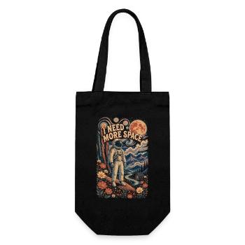 J’ai besoin de plus d’espace - Sac à bouteille - noir - Devant