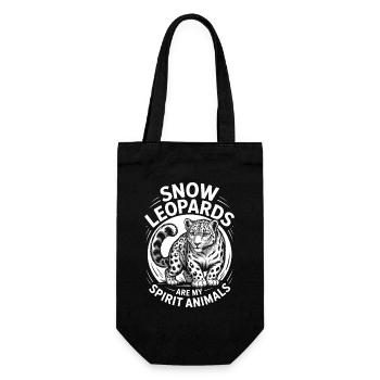 Dictions du léopard des neiges Cadeau mignon du léopard des neiges - Sac à bouteille - noir - Devant