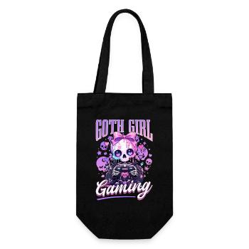 Pastel Goth Soft Goth Gaming Gamer - Gift Bag for Bottles - black - Front