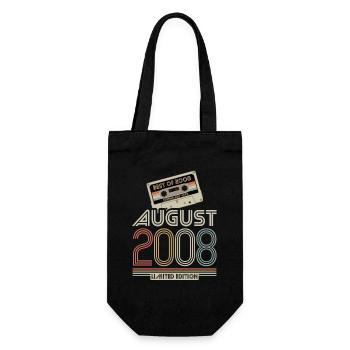 Kassette | Best of August 2008 | Limited Edition - Geschenkbeutel für Flaschen - Schwarz - Vorne