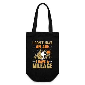 Hiking Mountain Trail Backpacking Outdoors Poaching - Gift Bag for Bottles - black - Front