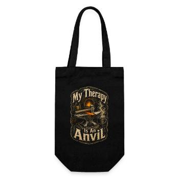 Blacksmith Blacksmith Farrier - Gift Bag for Bottles - black - Front