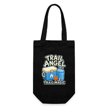 Trail Angel Trail Magic Appalachian Trail Hiker Gi - Gift Bag for Bottles - black - Front