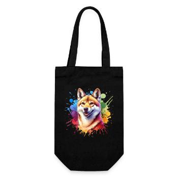 Dingo chien sauvage australien - Sac à bouteille - noir - Devant