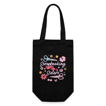 Sœurs du scrapbooking - Sac à bouteille - noir - Devant
