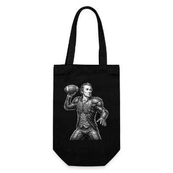 James Monroe American Football - Gift Bag for Bottles - black - Front
