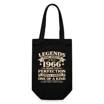 Né en 1966 Simplement unique - Sac à bouteille - noir - Devant