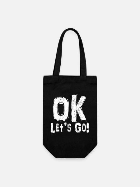 Ok, allons-y - Sac à bouteille - noir