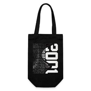 25 YEARS OLD LIMITED EDITION 2001 25TH BIRTHDAY - Gift Bag for Bottles - black - Front