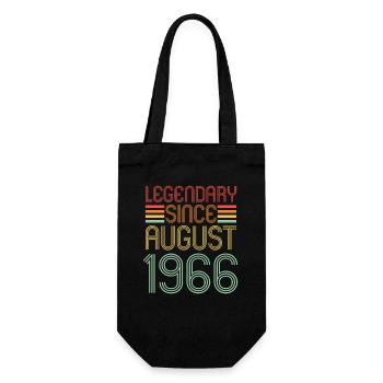 Légendaire depuis août 1966, date d’anniversaire - Sac à bouteille - noir - Devant