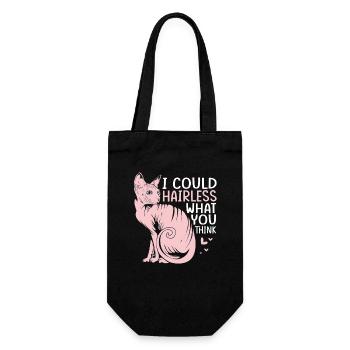 Sphynx - Geschenkbeutel für Flaschen - Schwarz - Vorne