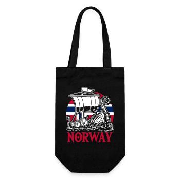 Vacances en Norvège dans les fjords de Norge Voyage en Scandinavie - Sac à bouteille - noir - Devant