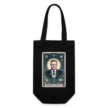 Carte de tarot Theodore Roosevelt - Sac à bouteille - noir - Devant
