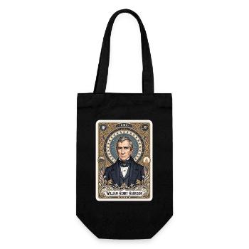 Carte de tarot William Henry Harrison - Sac à bouteille - noir - Devant