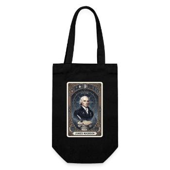 Carte de tarot James Madison - Sac à bouteille - noir - Devant
