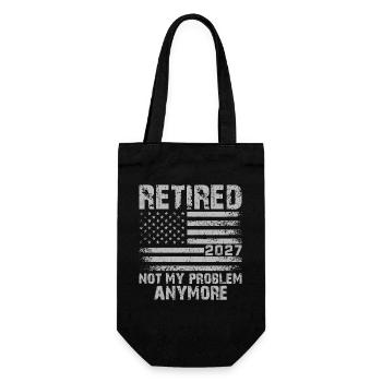 Retraité en 2027, ce n’est plus mon problème - Sac à bouteille - noir - Devant